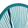 Salon de jardin fil plastique bleu