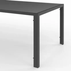 Salon de jardin 10 places chaises empilables terracotta table 240 cm
