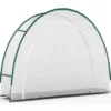 Serre d'hivernage balcon et terrasse 300x80x220 cm en demi lune
