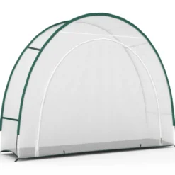 Serre d'hivernage balcon et terrasse 300x80x220 cm en demi lune