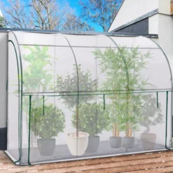 Serre murale pour hivernage des plantes