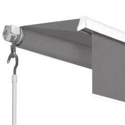 Store banne 3,80x3 m gris anthracite