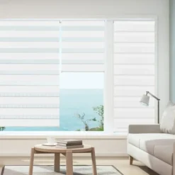 Store jour nuit blanc 60 x 230 cm