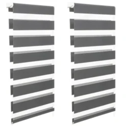 Stores jour nuit gris 55x 170 cm