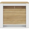 Table buffet extensible ORLANDO 14 personnes 285 cm bois blanc façon hêtre