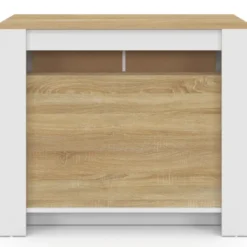 Table buffet extensible ORLANDO 14 personnes 285 cm bois blanc façon hêtre