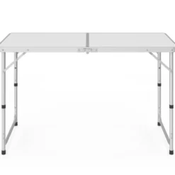 Table de camping pliante à hauteur réglable