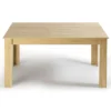 Table de salle à manger en bois imitation hêtre 6 personnes