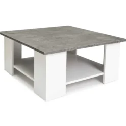 Table de salon imitation béton