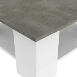 Table de salon imitation béton