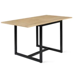 Table industrielle extensible 6-8 personnes 160 cm