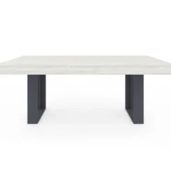 Table à manger bois gris 200 cm