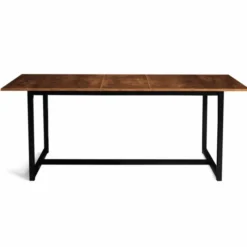 Table à manger extensible industrielle 6 à 10 personnes