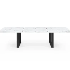 Table à manger extensible rectangle 6 à 12 personnes