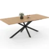 Table à manger rectangle 200cm pied araignée