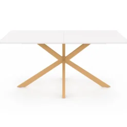 Table à manger rectangulaire 8 personnes pied araignée