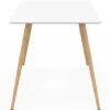 Table à manger scandinave blanche SARA