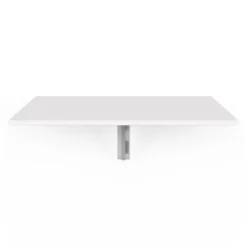 Table murale rabattable bois blanc 2 personnes L.70cm