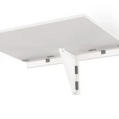 Table murale rabattable bois blanc 2 personnes L.70cm
