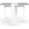 Table pliante design blanche et grise