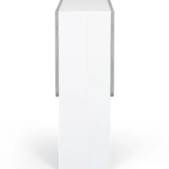Table pliante design blanche et grise
