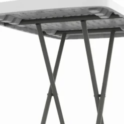 Table pliante portable 77 cm hauteur réglable pour camping ou réception