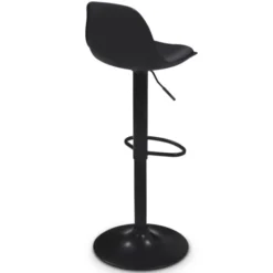 Tabourets de bar design noirs