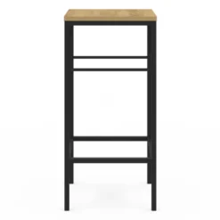 Tabourets de bar industriel métal et bois