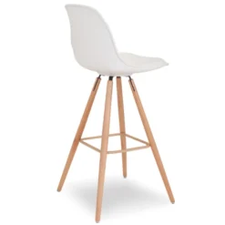 Tabourets de bar scandinaves 4 couleurs
