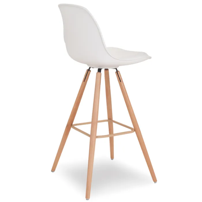 Tabourets de bar scandinaves 4 couleurs