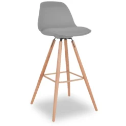 Tabourets de bar scandinaves 4 couleurs