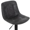 Tabourets réglables en hauteur gris