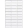 Étagère bibliothèque bois blanc 30 cases modulables