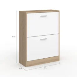 Étagère à chaussures 2 portes