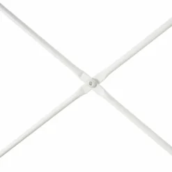Étagère industrielle bois et métal blanc 5 niveaux