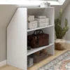 Étagère sous pente blanche 2 niveaux