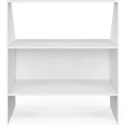Étagère sous pente blanche 2 niveaux