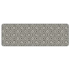 Tapis intérieur gris et blanc 60x180cm