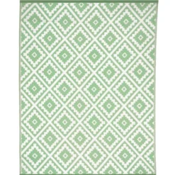 Tapis vert sauge pour terrasse et extérieur