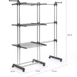 Étendoir extensible avec grande capacité et 30 accessoires