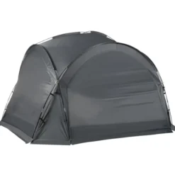 Tente dôme LED gris anthracite