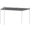 Toit rétractable de rechange gris anthracite pour pergola toit rétractable 3x4 M