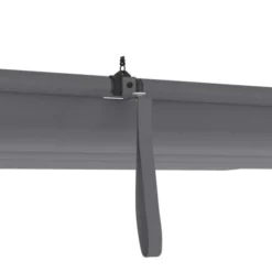 Toit rétractable de rechange gris anthracite pour pergola toit rétractable 3x4 M