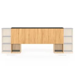 Tête de lit extensible avec chevets coulissants