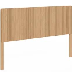 Tête de lit sur pied effet lattes 160 cm