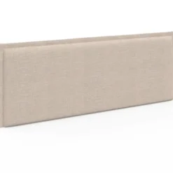 Tête de lit suspendue en tissu lin beige de 160 cm