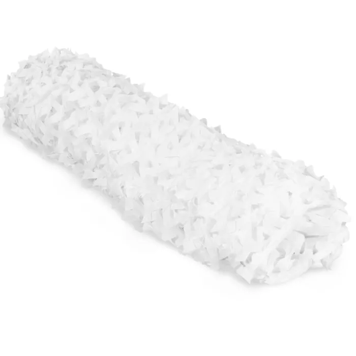 Voile d’ombrage camouflage 4x6 m blanc